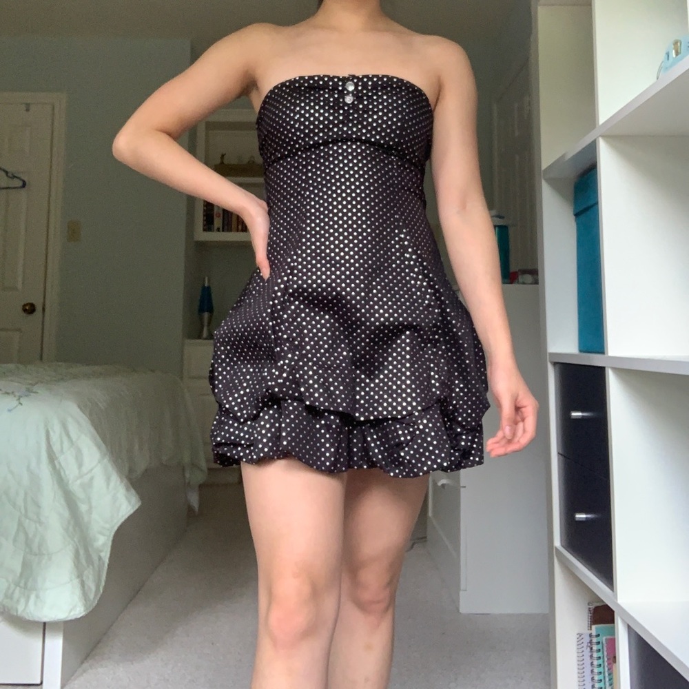 Polka dot bubble dress